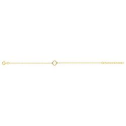 Pulsera Metal Chapado Oro Argyor MRM Mujer (CH)133812 Trébol En Brillo