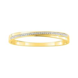 Pulsera Metal Chapado Oro Bicolor Blanco Argyor MRM Mujer (CH)133521.1 Aro Rígido C. Circonitas