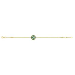 Pulsera Oro 18kts (18)4.5507.20 Babylone 2.53 Turquesa 0.04 ct GH SI Diamantes