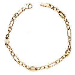Pulsera Oro 18Kts 4,5x20mm 30000061 Eslabones Huecos