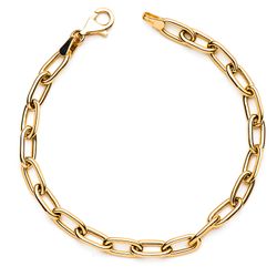 Pulsera Oro 18Kts 5x19mm 30000065 Eslabones Huecos