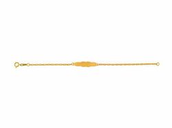 Pulsera Oro 18kts Argyor MRM 14cm (18)48306502 Placa Con Reloj
