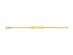 Pulsera Oro 18kts Argyor MRM 14mm (18)48306646 Placa Matizada