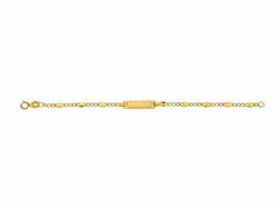 Pulsera Oro 18kts Argyor MRM 14mm (18)48306653 Placa Matizada