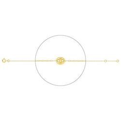 Pulsera Oro 18Kts Argyor MRM (18)4.7383.00 Eslabón Marinero En Brillo