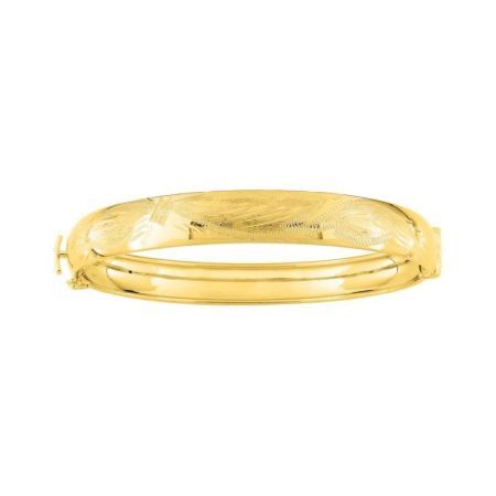 Pulsera Oro 18kts Argyor MRM Mujer (18)380 Rígida En Brillo