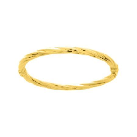 Pulsera Oro 18kts Argyor MRM Mujer (18)399.5 Rígida En Brillo