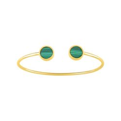 Pulsera Oro 18kts Joelli (18)J60002.N0 Mineral Malaquita