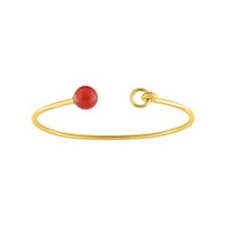 Pulsera Oro 18kts Joelli (18)J60007.I0 Mineral Cornalina Roja
