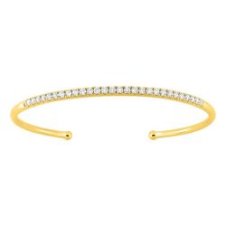 Pulsera Aro Oro 9Kts (9)9KLGD019Y Diamantes Laboratorio 0,87ct
