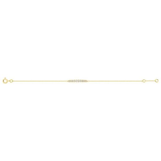 9kts Gold Bracelet Argyor-MRM (9)9KLGD083Y Diamonds F-VS SYNT 0.33CT