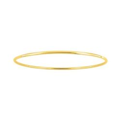 Pulsera Oro Blanco 9Kts Argyor MRM Mujer (9)640001.7 Rígida Lisa En Brillo