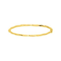 Pulsera Oro 9Kts Argyor MRM Mujer (9)640017 Rígida Lisa En Brillo