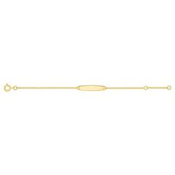 Pulsera Oro 9kts Bebé Argyor MRM (9)497353.00 Chapa En Brillo