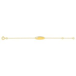 Pulsera Oro 9kts Bebé Argyor MRM (9)497365.00 Chapa En Brillo Calado Corazón