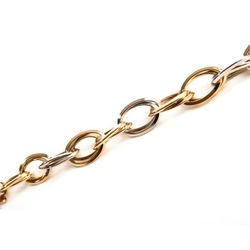 Bracciale in oro giallo e bianco Anelli 57-12410