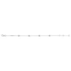 Pulsera Oro Blanco 18kts Argyor MRM (18)DS4006.21 Diamantes Laboratorio 0,40ct