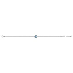 Pulsera Oro Blanco 18kts Joelli (18)J40001.T1 Solo Topacio London Blue