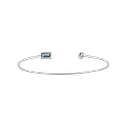 Pulsera Oro Blanco 18kts Joelli (18)J60006.T1 Chromatic Topacio Blue