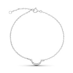 Pulsera Oro Blanco 9kts 9KP1924-OB Diamantes