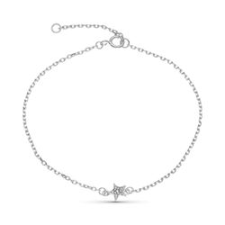 Pulsera Oro Blanco 9kts 9KP1925-OB Diamantes