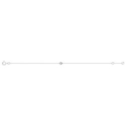 Pulsera Oro Blanco 9kts Argyor-MRM (9)9KLGD084W Diamante F-VS SYNT 0.12CT