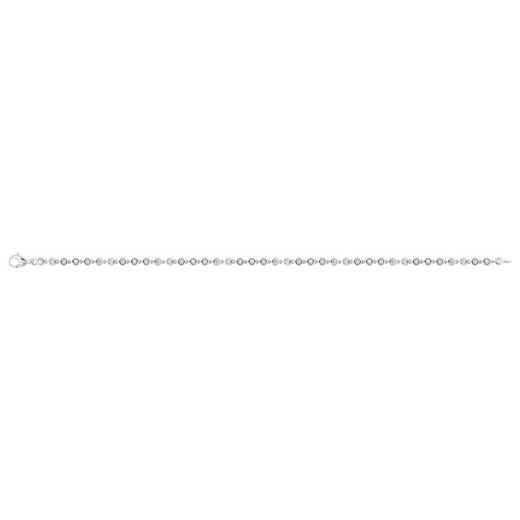 Pulsera Oro Blanco 9kts Argyor-MRM (9)9KLGD085W Diamantes F-VS SYNT 1.05CT
