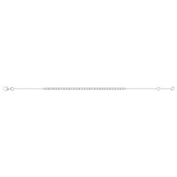 Pulsera Oro Blanco 9kts Argyor-MRM (9)9KLGD093W Diamantes F-VS SYNT 1.00CT