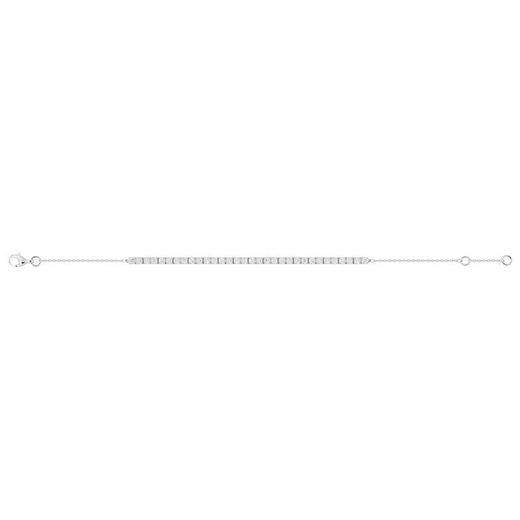 Pulsera Oro Blanco 9kts Argyor-MRM (9)9KLGD093W Diamantes F-VS SYNT 1.00CT