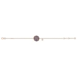 Pulsera Oro Rosa 18kts (18)4.5504.24 Chance 4.00 Lapislázuli 0.10ct GH SI Diamantes