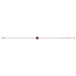 Pulsera Oro Rosa 18kts Joelli (18)J40001.G4 Solo Granate