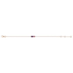 Pulsera Oro Rosa 18kts Joelli (18)J40006.B4 Chromatic Amatista