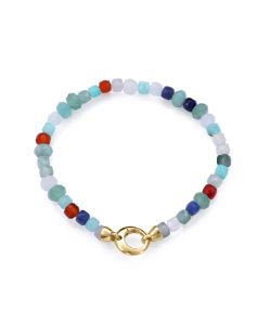Pulsera Piedras Naturales - Plata Dorada Viceroy Mujer 13271P100-49 Piedras Naturales Multicolor