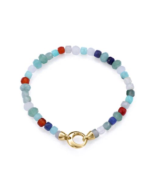 Pulsera Piedras Naturales - Plata Dorada Viceroy Mujer 13271P100-49 Piedras Naturales Multicolor