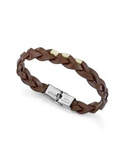Pulsera Piel Marrón Viceroy Hombre 14333P01011 Trenzada