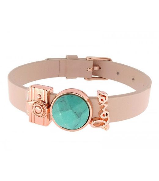 Polsera Pell Rosa Dona Liska LMBR22 Alloy Cambra Love