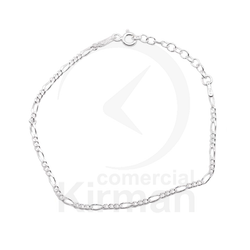 Pulsera Plata 072312 3x1 15+3cm