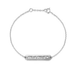 Pulsera Plata 17+1,50cm PU00116RH Mama