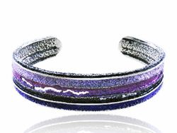 Pulsera Plata 2,1cm Arior Sinera Lila 1020255XPU