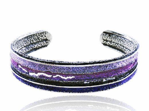 Pulsera Plata 2,1cm Arior Sinera Lila 1020255XPU