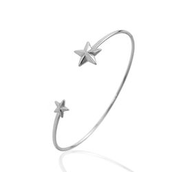 Pulsera Plata  5,70cm PU00146RH Rigida Estrella