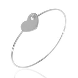 Pulsera Plata 5,80cm PU00125RH Corazon