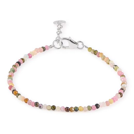 Argent Basic Silver Bracelet 16+2cm PUCD1539M Tourmaline Mix