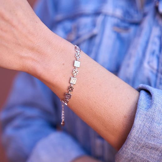 Pulseira Argent Basic Prata 16+4cm PUJ006P Panots Barcelona