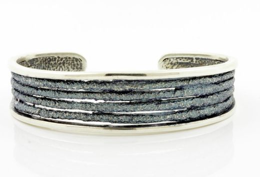 Pulsera Plata Arior Dynamic Gris 1020322XPU