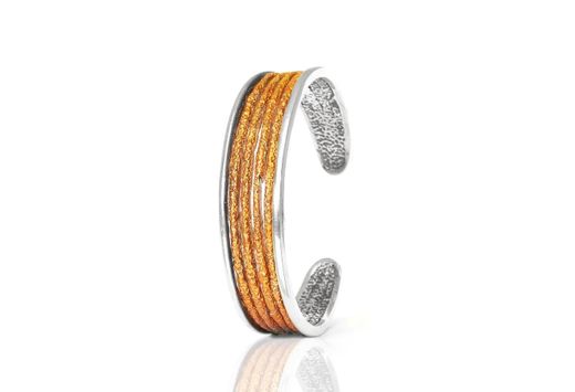 Pulsera Plata Arior Dynamic Ocre 1020327XPU