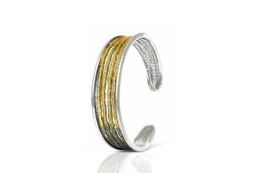 Pulsera Plata Arior Dynamic Verde Musgo 1020325XPU