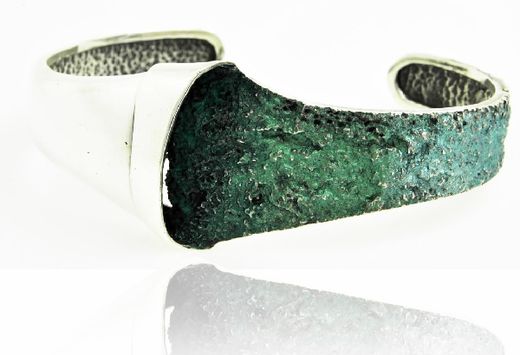Pulsera Plata Arior Gala Verde 1020247XPU