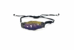 Pulsera Plata Arior Intenzza Lila Macramé 1150700XPU