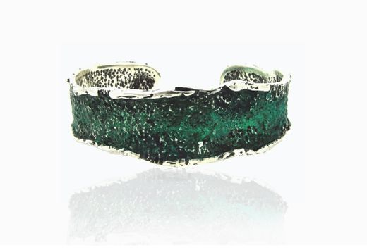 Pulsera Plata Arior Intenzza Mediana Verde 1020238XPU